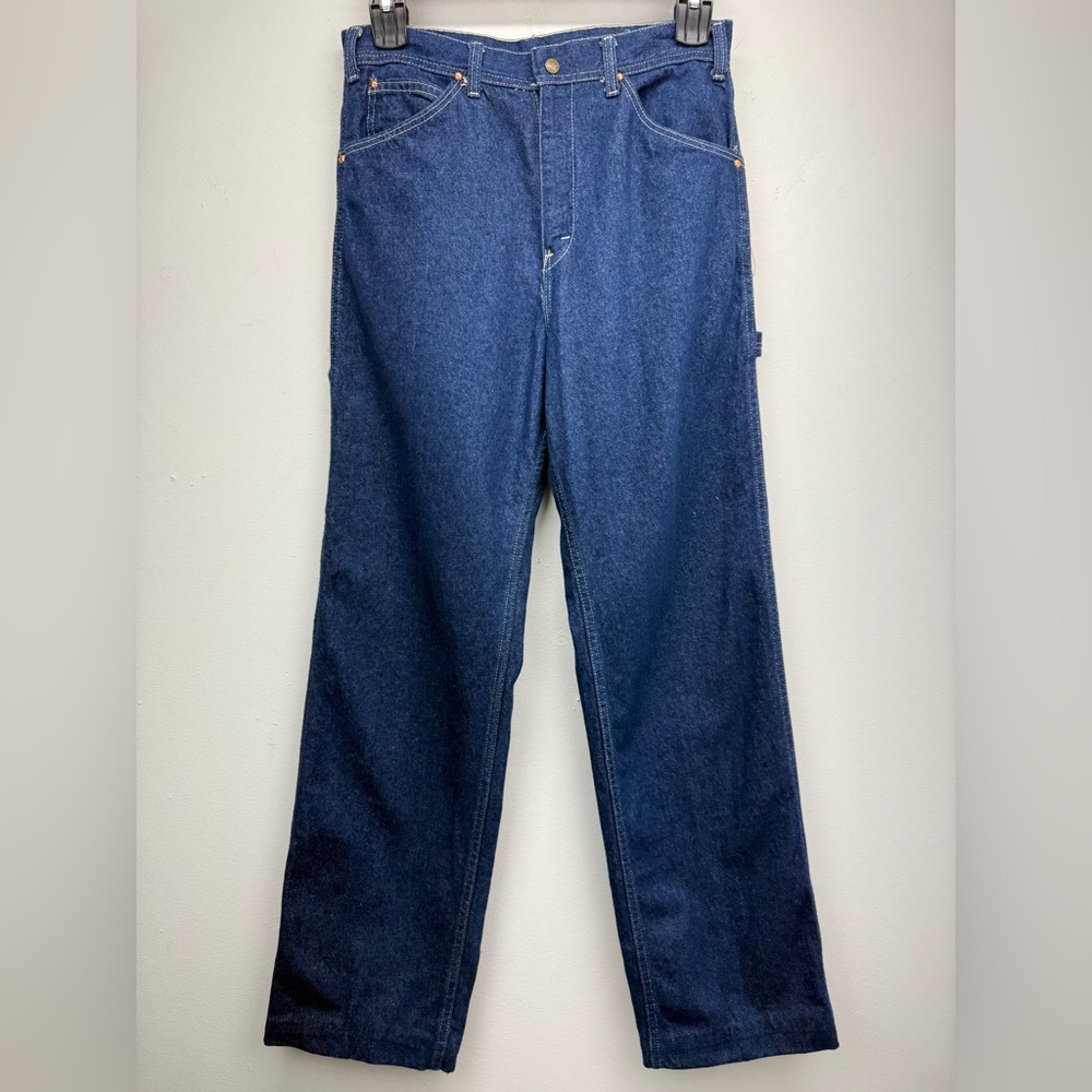 Vintage Tuf-Nut size 31X34 Men’s Blue Denim Straight Leg Carpenter Work Jeans